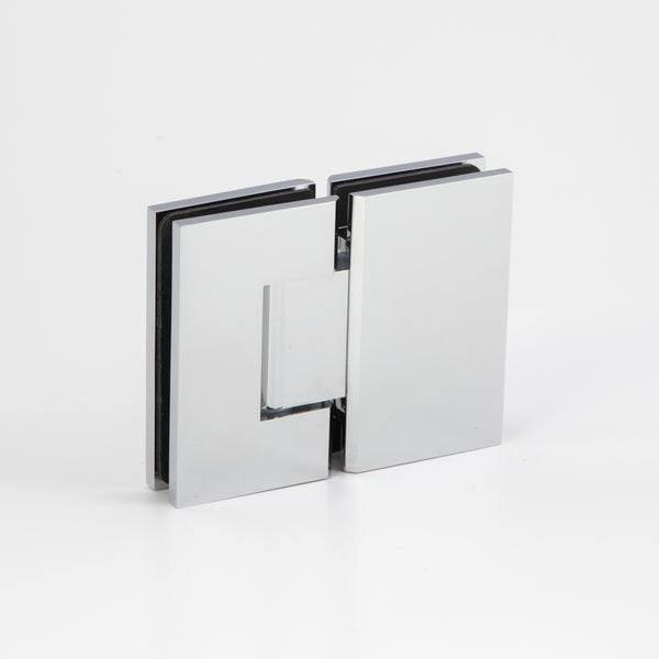 Boston 6-8mm Glass to Glass 180 Degree Shower Hinge - Polished Chrome