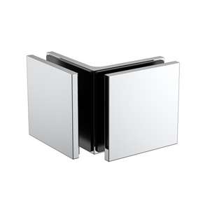 Boston Glass to Glass 90 Degree Bracket Polished Chrome
