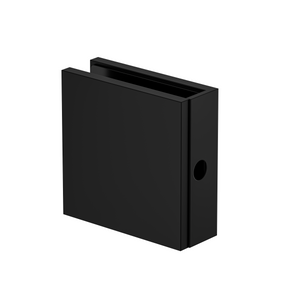 Boston Wall to Glass Bracket with Concealed Fixing Matte Black