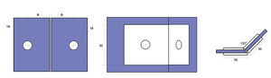 Boston Glass to Glass 135 Degree Bracket Polished Chrome