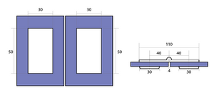 Adjustable Angle Glass to Glass Bracket with 30mm Cover Plate - Raw Brushed Brass