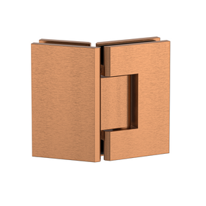 Boston Glass to Glass 135 Degree Hinge Brushed Rose Gold