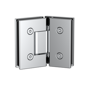 Boston Glass to Glass 135 Degree Hinge Polished Nickel