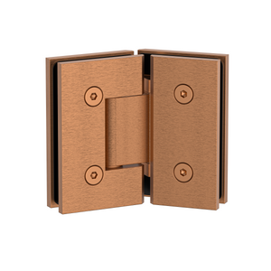 Boston Glass to Glass 135 Degree Hinge Brushed Rose Gold
