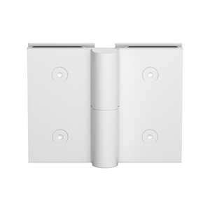 Boston Heavy Duty Glass to Glass Right Hand Bifold Hinge White
