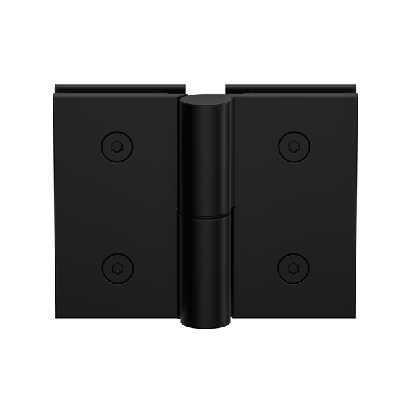 Boston Heavy Duty Glass to Glass Right Hand Bifold Hinge Matte Black