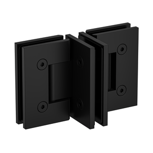 Boston Door to Panel 90 Degree Hinge Matte Black