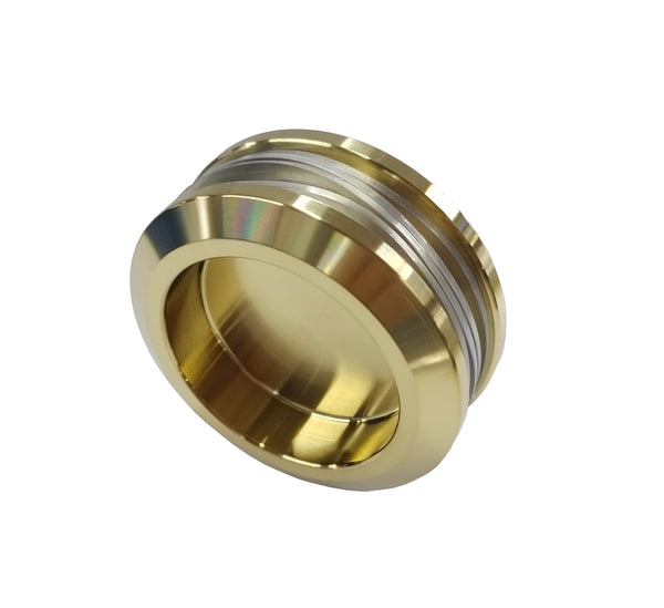 Bellé Sliding Finger Pull Door Handle Brushed Brass