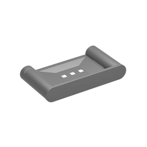 Pinnacles Soap Holder Brushed Gun Metal