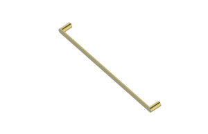 Statesman Towel Rail Single 600mm Brushed Brass