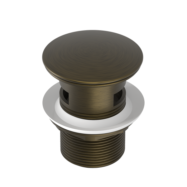 Pinnacles Basin Waste with Overflow Antique Brass