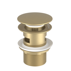 Pinnacles Basin Waste with Overflow Soft Gold Brushed