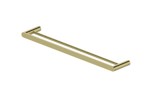 Statesman Towel Rail Double 600mm Brushed Brass