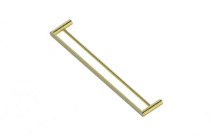 Statesman Towel Rail Double 600mm Brushed Brass