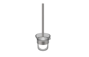 Statesman Toilet Brush and Holder Satin Nickel