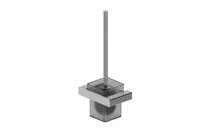 Boston Toilet Brush and Holder Satin Nickel
