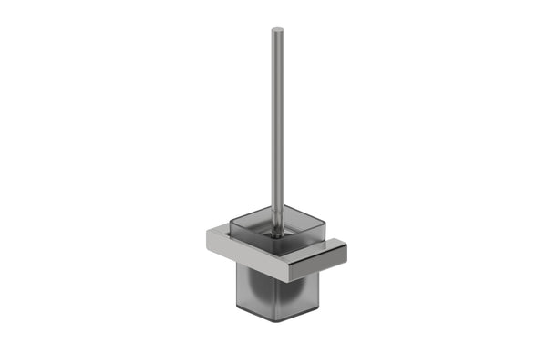 Boston Toilet Brush and Holder Satin Nickel
