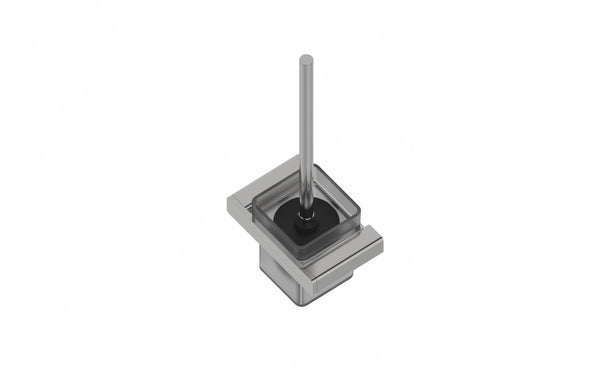 Boston Toilet Brush and Holder Satin Nickel