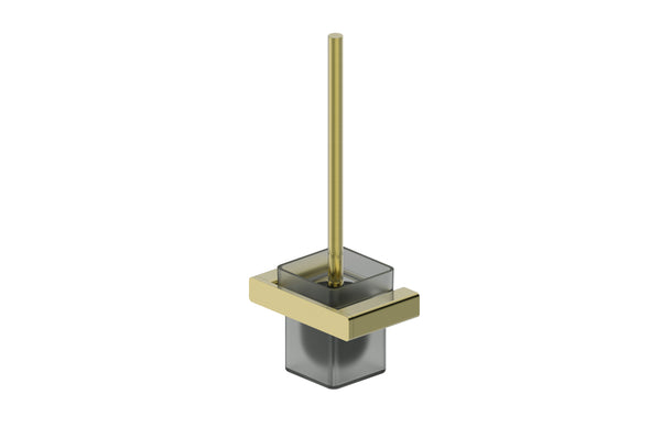 Boston Toilet Brush and Holder Brushed Brass