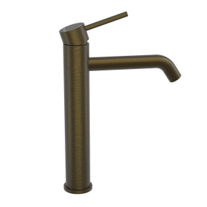Pinnacles Tall Basin Tap Mixer Antique Brass