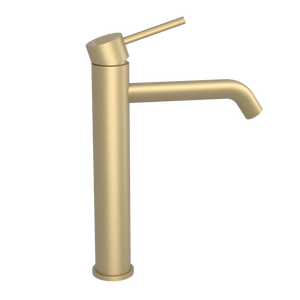 Pinnacles Tall Basin Tap Mixer Soft Gold Brushed