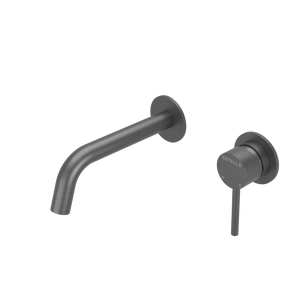 Pinnacles Wall Spout and Mixer Brushed Gun Metal