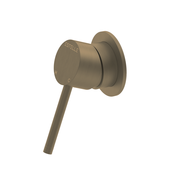 Pinnacles Shower Mixer Antique Brass
