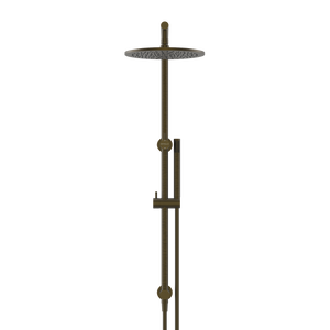 Pinnacles Shower Rail Set Antique Brass