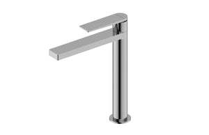 brushed nickel basin mixer