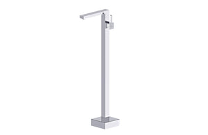 Floor Standing Bath Spout with Mixer Polished Chrome