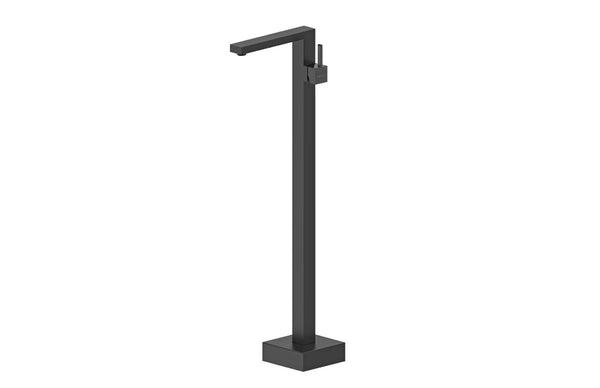 Floor Standing Bath Spout with Mixer Matte Black