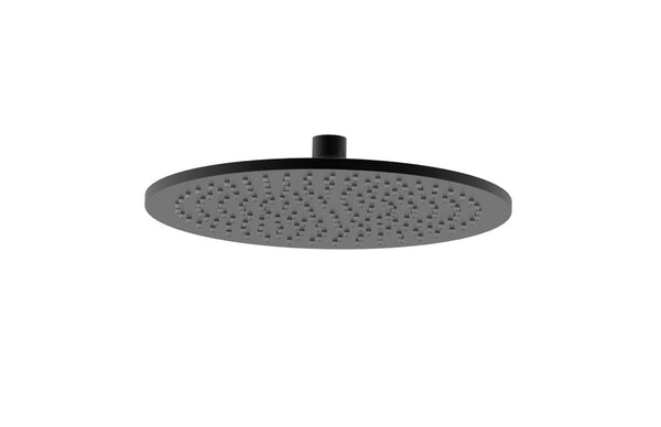 Round Shower Head Matte Black