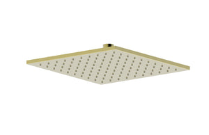 brushed brass shower head