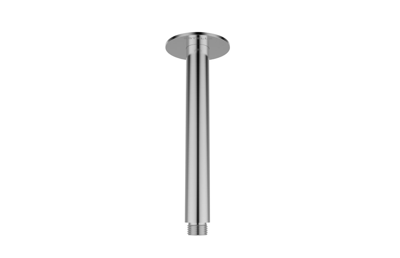 Ceiling Mounted Shower Arm 300mm Satin Nickel
