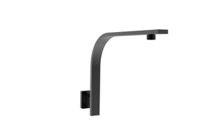 Raised Shower Arm Matte Black