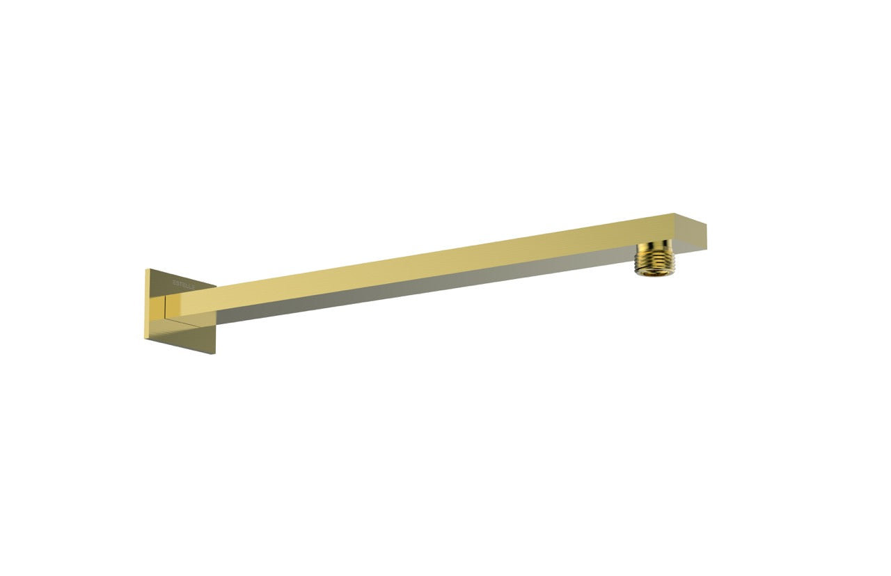 Shower Arm - Straight Brushed Brass Electro