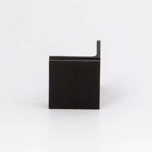 Boston 90 Degree Wall to Glass Bracket Matte Black