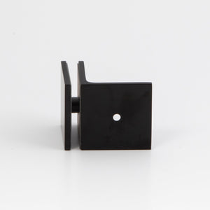 Boston 90 Degree Wall to Glass Bracket Matte Black