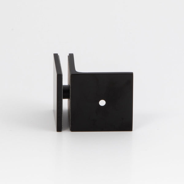 Boston 90 Degree Wall to Glass Bracket Matte Black