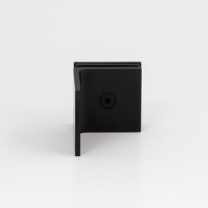 Boston 90 Degree Wall to Glass Bracket Matte Black