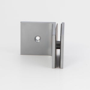 Boston 90 Degree Wall to Glass Bracket Matte Chrome
