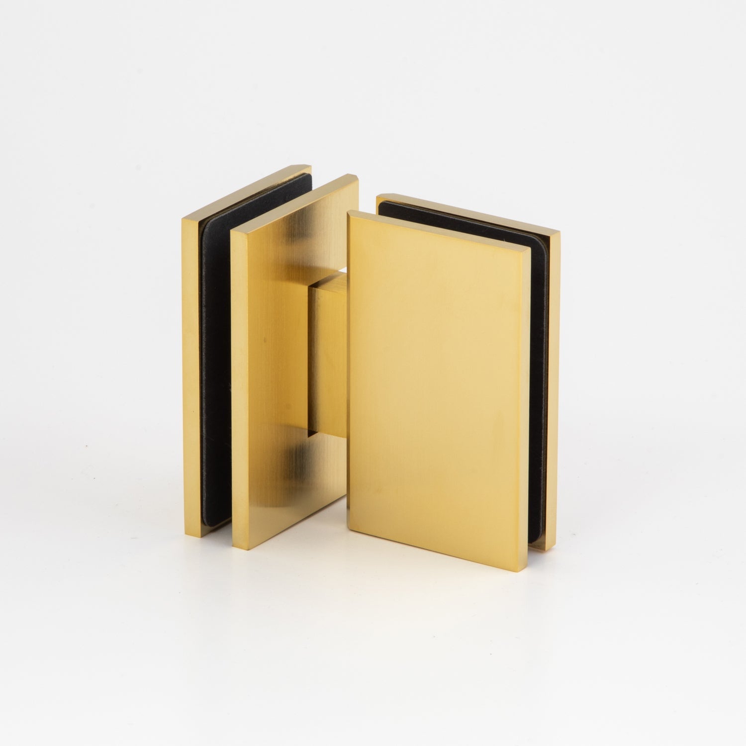 Boston Hinge - Brushed Brass Electro
