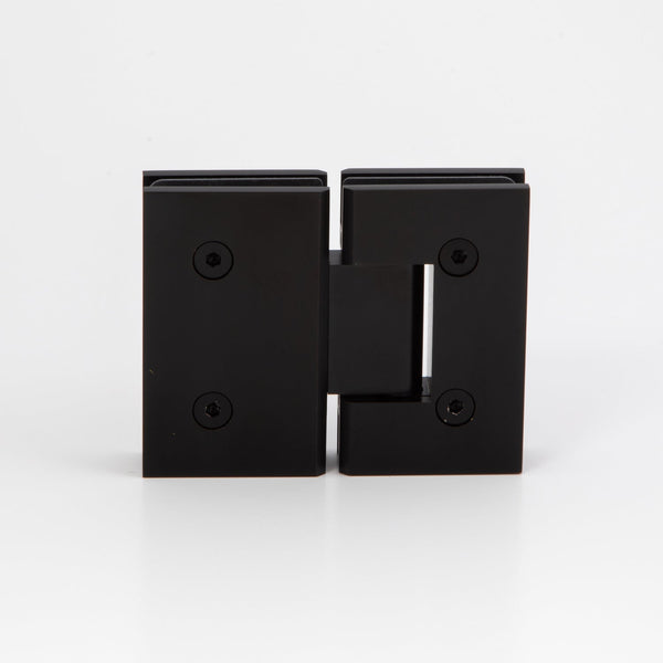 Boston Glass to Glass 180 Degree Hinge Matte Black