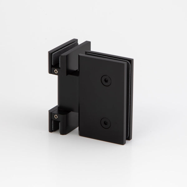 Boston Glass to Glass 180 Degree Hinge Matte Black