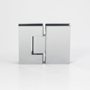 Boston Glass to Glass 180 Degree Hinge Polished Chrome