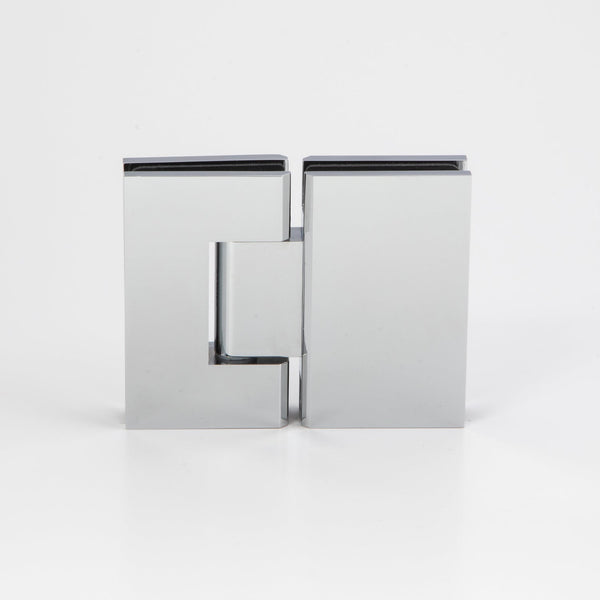 Boston Glass to Glass 180 Degree Hinge Polished Chrome