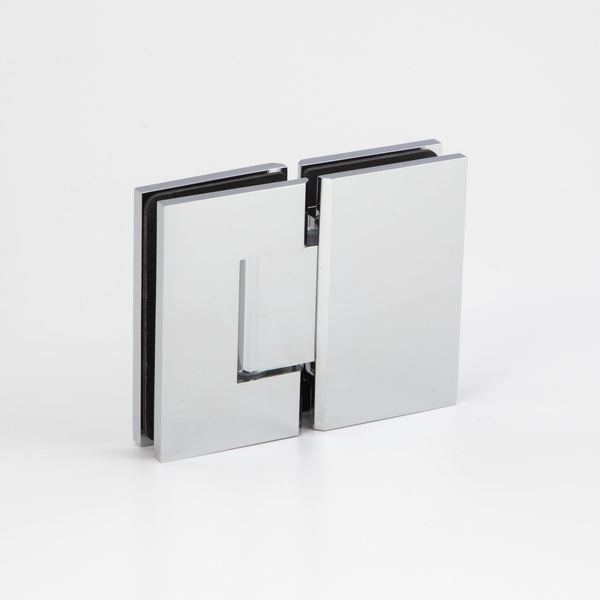 Boston Glass to Glass 180 Degree Hinge Polished Chrome