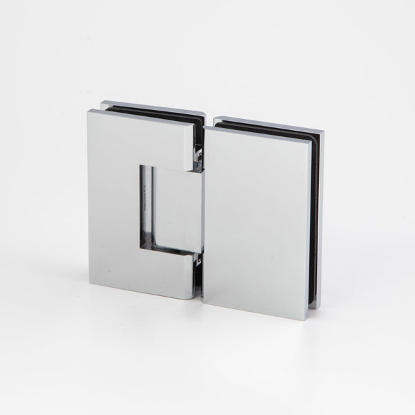 Boston Glass to Glass 180 Degree Hinge Polished Chrome