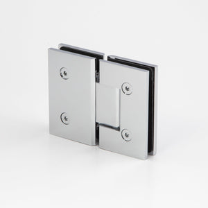 Boston Glass to Glass 180 Degree Hinge Polished Chrome