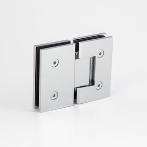 Boston 6-8mm Glass to Glass 180 Degree Shower Hinge - Polished Chrome